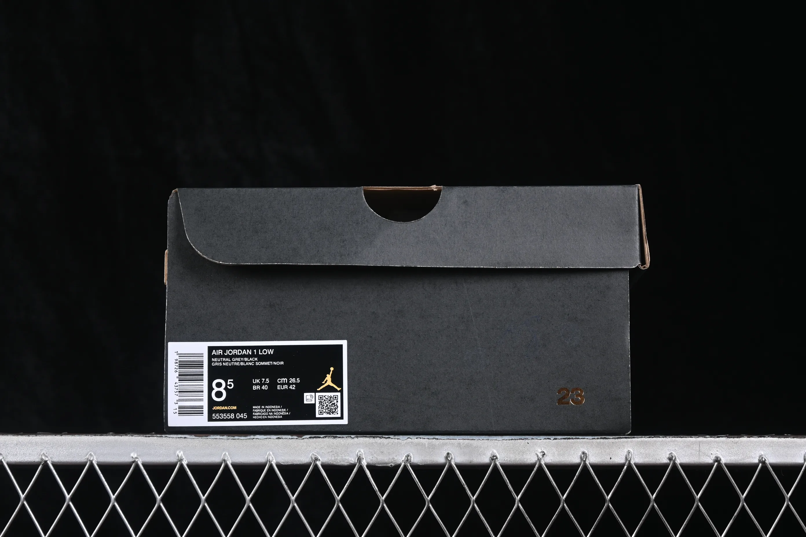 All categories Air Jordan Jordan series basketball shoes Air Jordan 1 Low G version pure original Air Jordan 1 Low AJ1 Joe 1 white gray black hook low-top retro cultural basketball shoes 553558-045
